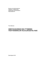 Saimaan ammattikorkeakoulu Liiketalous, Lappeenranta Liiketalouden koulutusohjelma Oikeustradenomi