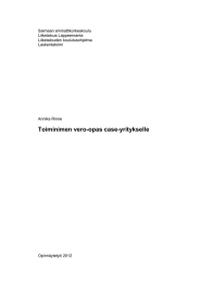 Saimaan ammattikorkeakoulu Liiketalous Lappeenranta Liiketalouden koulutusohjelma