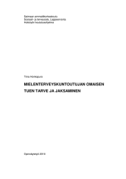 Saimaan ammattikorkeakoulu Sosiaali- ja terveysala, Lappeenranta Hoitotyön koulutusohjelma
