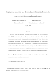 Employment protection and the non-linear relationship between the