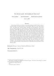 ∗ July 9, 2009 The distance puzzle: disentangling the black boxes Iván Arribas