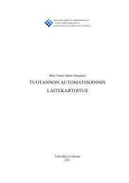 TUOTANNON AUTOMATISOINNIN LAITEKARTOITUS Ilkka Teemu Sakari Haapsaari