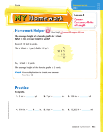 Homework Helper Lesson 2 - Convert