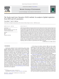 The Yearly Land Cover Dynamics (YLCD) method: An analysis of... from NDVI and LST parameters