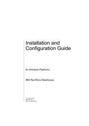 for Windows Platforms IBM Red Brick Warehouse バージョン 6.2 2002