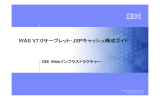 WAS V7.0サーブレット･JSPキャッシュ構成ガイド ISE Webインフラストラクチャー © 2009 IBM Japan Systems Engineering Co., Ltd.