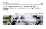 Lotus Notes/Domino 8.5.3 Upgrade Pack 1 XPages コントロールのショーケース＆テンプレー ト解説 2012/12/11
