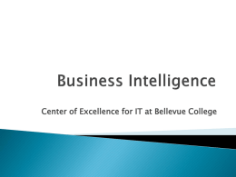 Center of Excellence for IT at Bellevue College