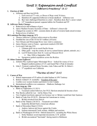 Unit 3: Expansion and Conflict