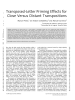 Transposed-Letter Priming Effects for Close Versus Distant Transpositions Manuel Perea, Jon Andoni Duñabeitia,