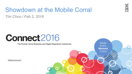 Showdown at the Mobile Corral Tim Choo / Feb 2, 2016