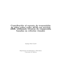 Contribucion al soporte de transmision ABR, utilizando tecnicas de compresion