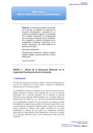 PRACTICA 3: ESPECTROSCOPIA DE FLUORESCENCIA