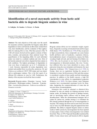 Identification of a novel enzymatic activity from lactic acid