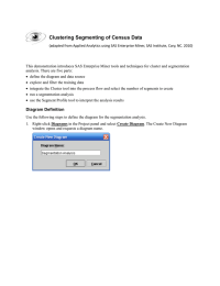 Clustering Segmenting of Census Data