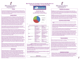 Best Practices for Treating Co-Occurring Disorders in a Michelle Dick, LSW