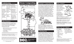 Home Composting Reap a Heap of Benefits Troubleshooting Why Compost?