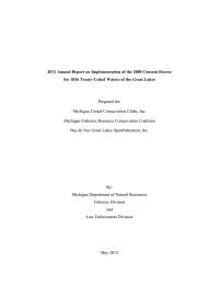 2011 Annual Report on Implementation of the 2000 Consent Decree