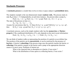 Stochastic Processes