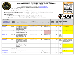 To Reach HAP Property Maps: