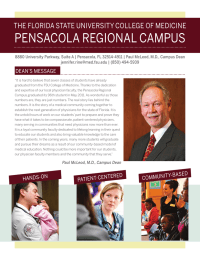 peNsacOla reGiONal caMpus the flOriDa state uNiVersity cOlleGe Of MeDiciNe