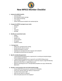 New MPSCS Member Checklist