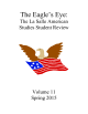 The Eagle’s Eye: The La Salle American Studies Student Review