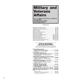 Military  and Veterans Affairs