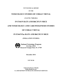 TOXICOLOGY STUDIES OF COBALT METAL IN F344/N RATS AND B6C3F1/N MICE