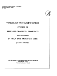 TOXICOLOGY AND CARCINOGENESIS STUDIES  OF TRIS(2-CHLOROETHYL)PHOSPHATE IN  F344/N