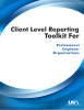 Toolkit For Client Level Reporting Professional Employer