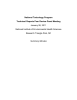 National Toxicology Program Technical Reports Peer Review Panel Meeting January 26, 2011