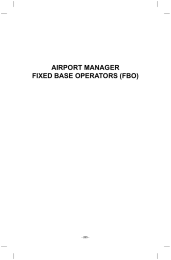 AIRPORT MANAGER FIXED BASE OPERATORS (FBO) - 265 -