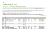 MEDTRONIC, INC. 2009‐2014 Credit Recommendation Guide