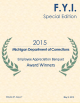 F.Y.I. 2015 Special Edition Award Winners