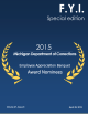 F.Y.I. 2015 Special edition Award Nominees