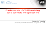 Fundamentals of QSAR modeling: basic concepts and applications Alexander Tropsha