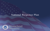 National Response Plan