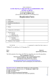 Registration Form GNSS SIGNALS, RECEIVER ALGORITHMS AND APPLICATIONS