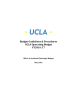 Budget Guidelines &amp; Procedures UCLA Operating Budget FY2016-17