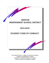 - DENTON INDEPENDENT SCHOOL DISTRICT