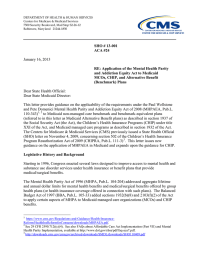 DEPARTMENT OF HEALTH &amp; HUMAN SERVICES