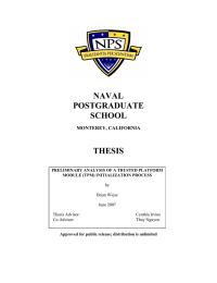 NAVAL POSTGRADUATE SCHOOL