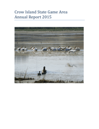 Crow Island State Game Area Annual Report 2015