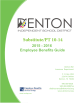 Substitute/PT 10-14 2015 - 2016 Employee Benefits Guide Denton ISD