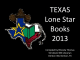 TEXAS Lone Star Books 2013