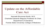 Update on the Affordable Care Act