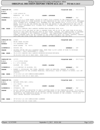 ORIGINAL DECISION REPORT FROM TO 08-01-2013 08-31-2013