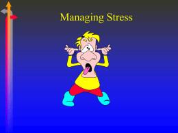 Managing Stress