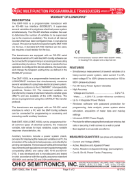 OSI DMT-1000  &amp; -1000L